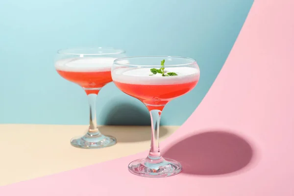 Concetto Deliziosa Bevanda Alcolica Cocktail Cosmopolita — Foto Stock