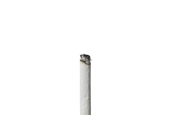 Concepto Daño Fumar Cigarrillo Aislado Sobre Fondo Blanco —  Fotos de Stock