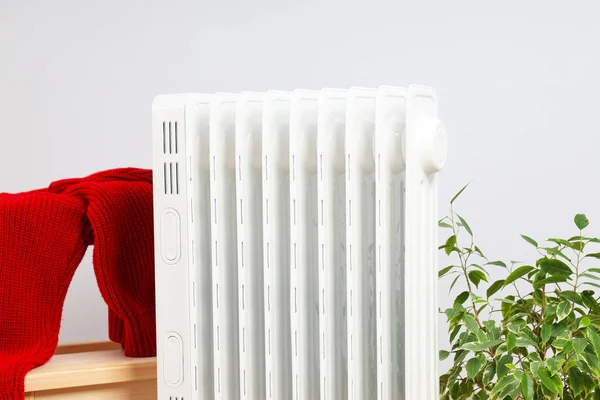 Concept Heating Season Modern Electric Heater Room — 图库照片