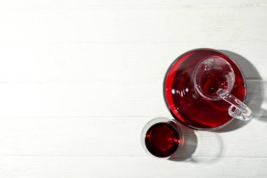 Concept of delicious alcohol drink, wine, space for text