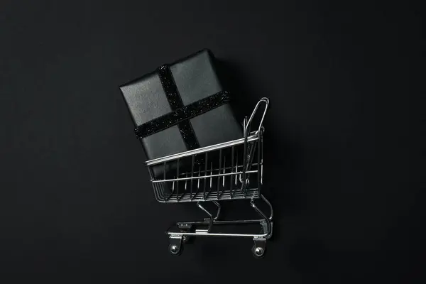Concept Black Friday Sale Top View — Stock Photo, Image
