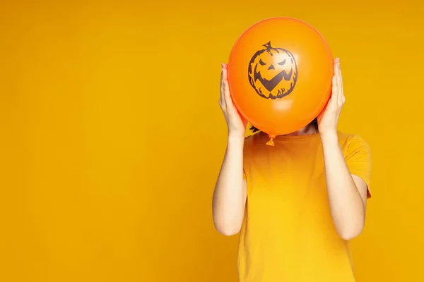 Concept Van Halloween Stemming Halloween Vibes Ballon — Stockfoto