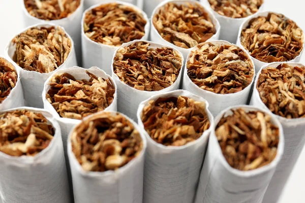 Pojem Poškození Kouření Cigarety Zblízka — Stock fotografie