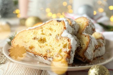 Alman tatlısı konsepti - Stollen, kapat