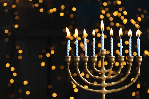 Konzept Des Jüdischen Feiertags Kompositionen Für Chanukka — Stockfoto