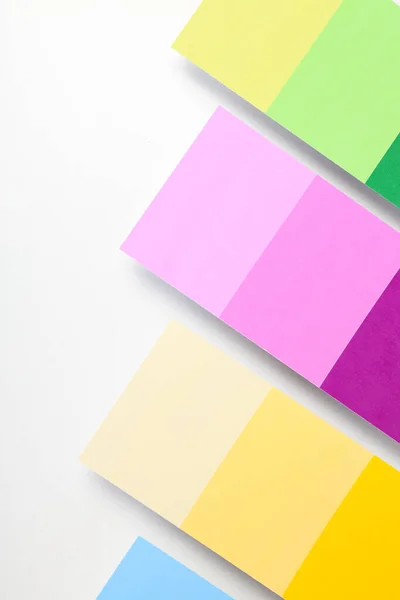 Concept Colors Design Color Palettes Top View — Stock Photo, Image