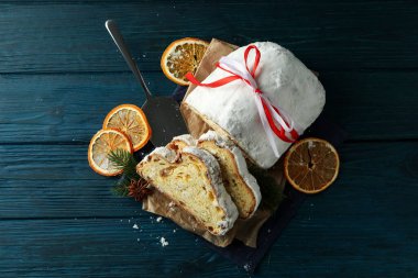 Alman tatlısı konsepti - Stollen, üst manzara