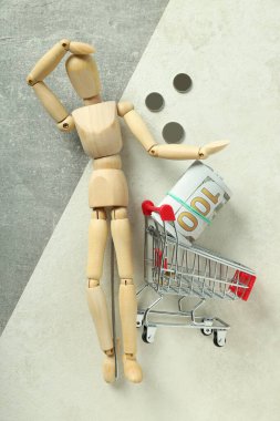 Concept of financial, economic problems and inflation