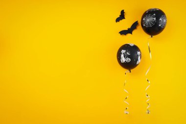 Cadılar Bayramı kavramı, Cadılar Bayramı balonu, metin için boşluk