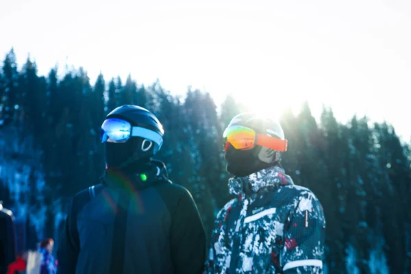 Concept Winter Activities Ski Snowboard — Stock Photo, Image