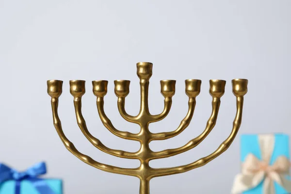 Concept Jewish Winter Holiday Hanuka Holiday — Stock Photo, Image
