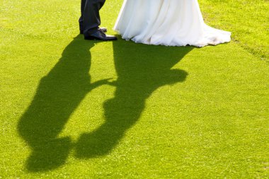 Gelin ve damat öpücük