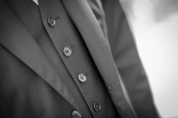 Groom in a wedding dress — Stock Photo, Image