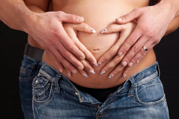 Pregnancy Couple — Stock Photo, Image