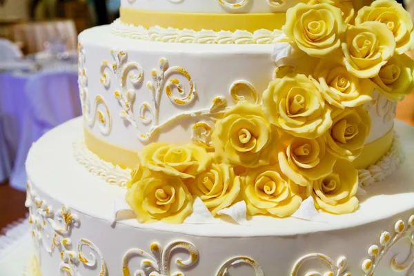 Bolo de casamento — Fotografia de Stock