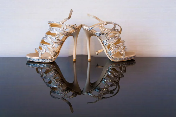 Bride shoes — Stock Photo, Image