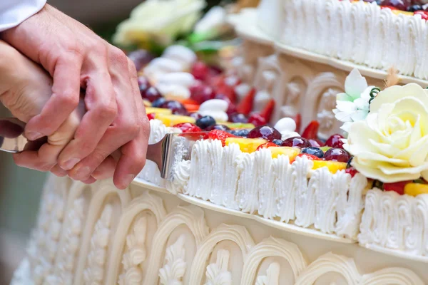 Hochzeitstorte — Stockfoto