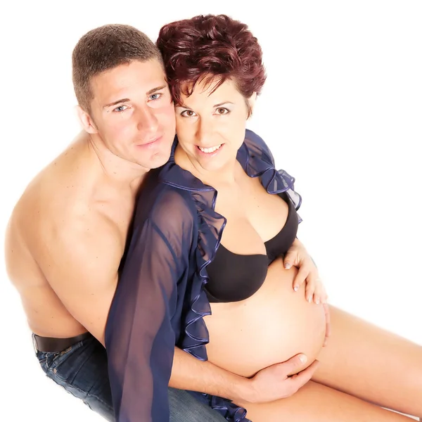 Pregnancy Couple — Stock Photo, Image