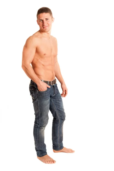 Sexy svalnatý muž — Stock fotografie