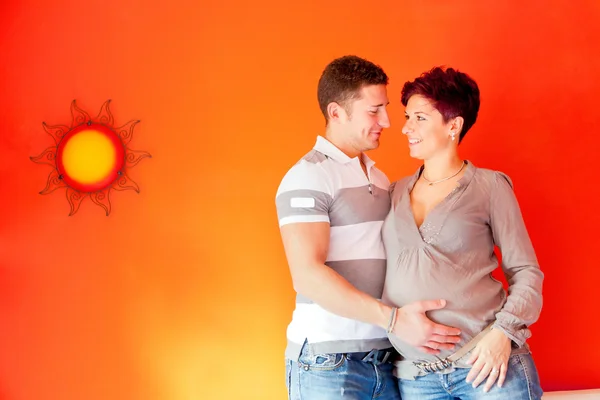 Pregnancy Couple — Stock Photo, Image