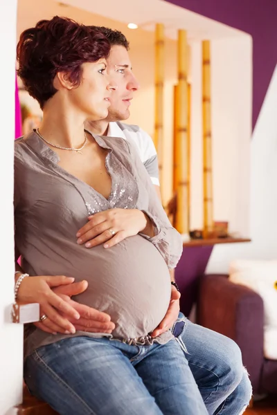 Casal gravidez — Fotografia de Stock