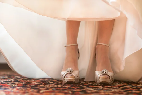 Bride shoes — Stock Photo, Image