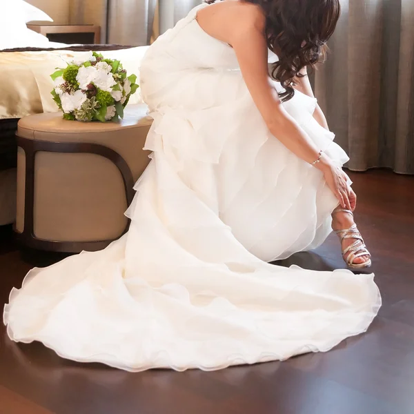 Bride shoes — Stock Photo, Image