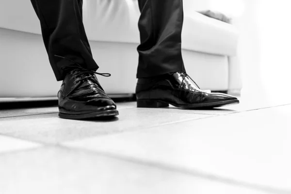 Bräutigam Schuhe — Stockfoto