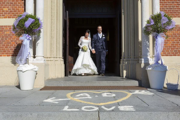 結婚式の教会 — ストック写真