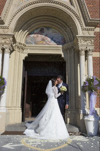 Ślub Kościół — Zdjęcie stockowe