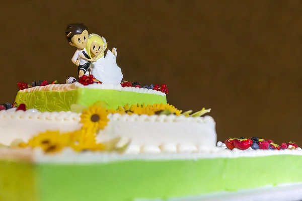 Bolo de casamento — Fotografia de Stock