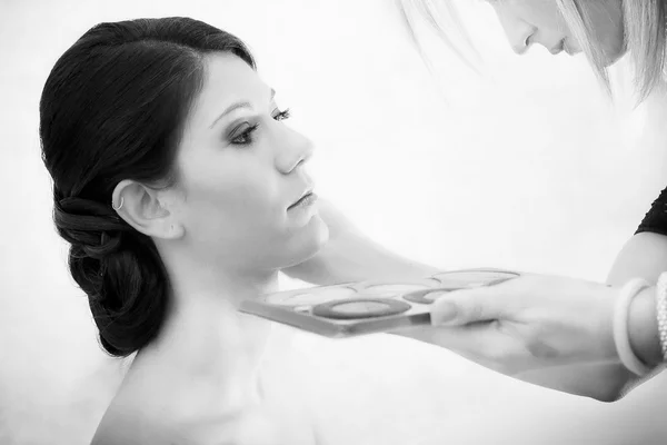 Maquiagem de noiva . — Fotografia de Stock
