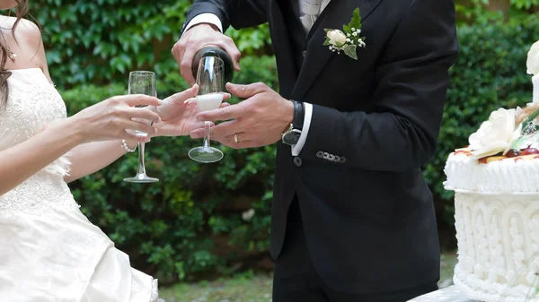 Toast ślubu — Zdjęcie stockowe