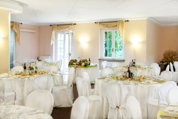 Mesa de recepción de boda —  Fotos de Stock