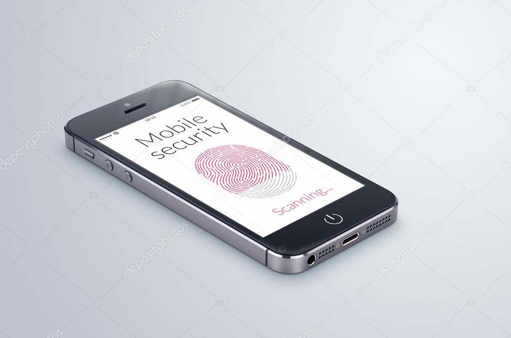 Mobile security fingerprint scanning is on the modern smartphone