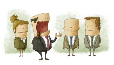 Patronla çalışanlar