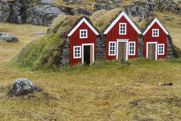 Icelandic houses Stock Photo