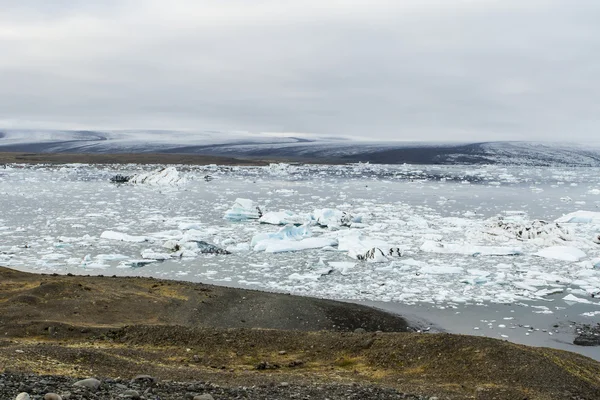 Lagoa glaciar — Fotografia de Stock