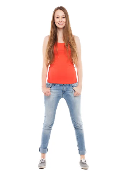 Atractiva joven mujer — Foto de Stock