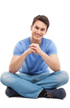 Casual genç adam