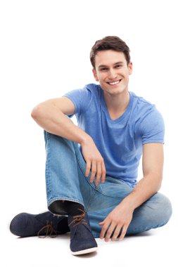 Casual genç adam