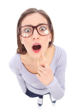 şaşırmış kadın