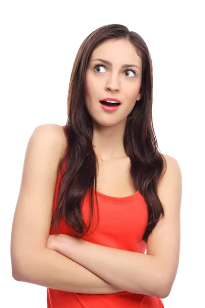 Surprised woman — Stock Photo, Image