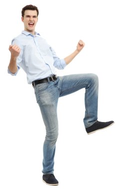 adam yumruklarını kenetlenmesi