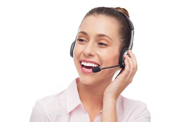 Operatore del call center — Foto Stock