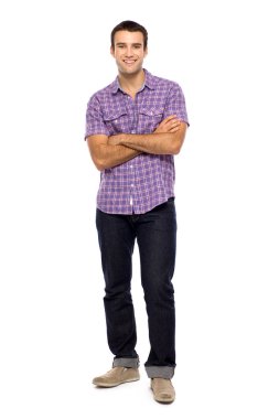 Casual genç adam