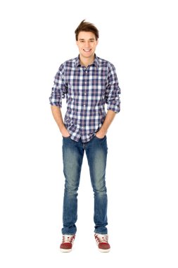 Casual genç adam