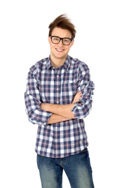 Casual genç adam