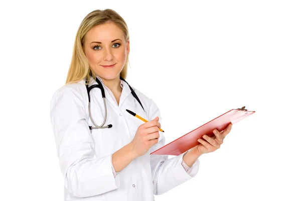 Woman doctor, portrait — Stock Photo, Image