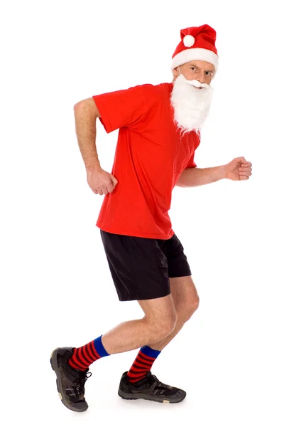 Correr Santa — Fotografia de Stock